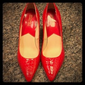 Michael Kors Red Patent Shoes